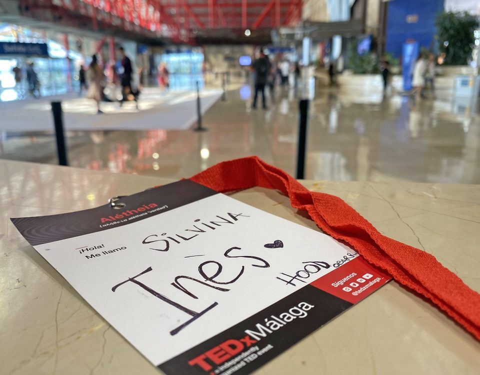 Acreditación Silvina hood TEDx Malaga 2022 Ideas que Inspiran