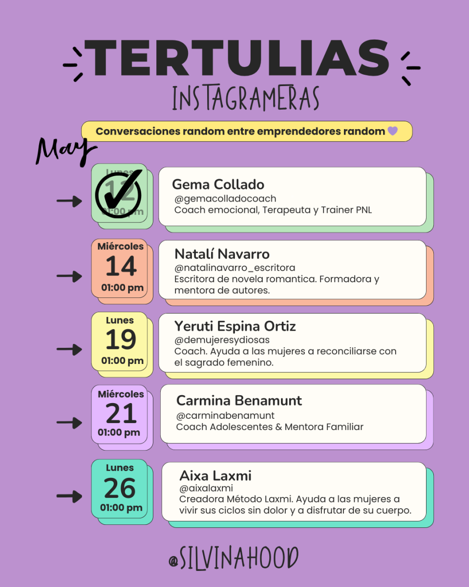 Tertulias Instagrameras - Silvina Hood