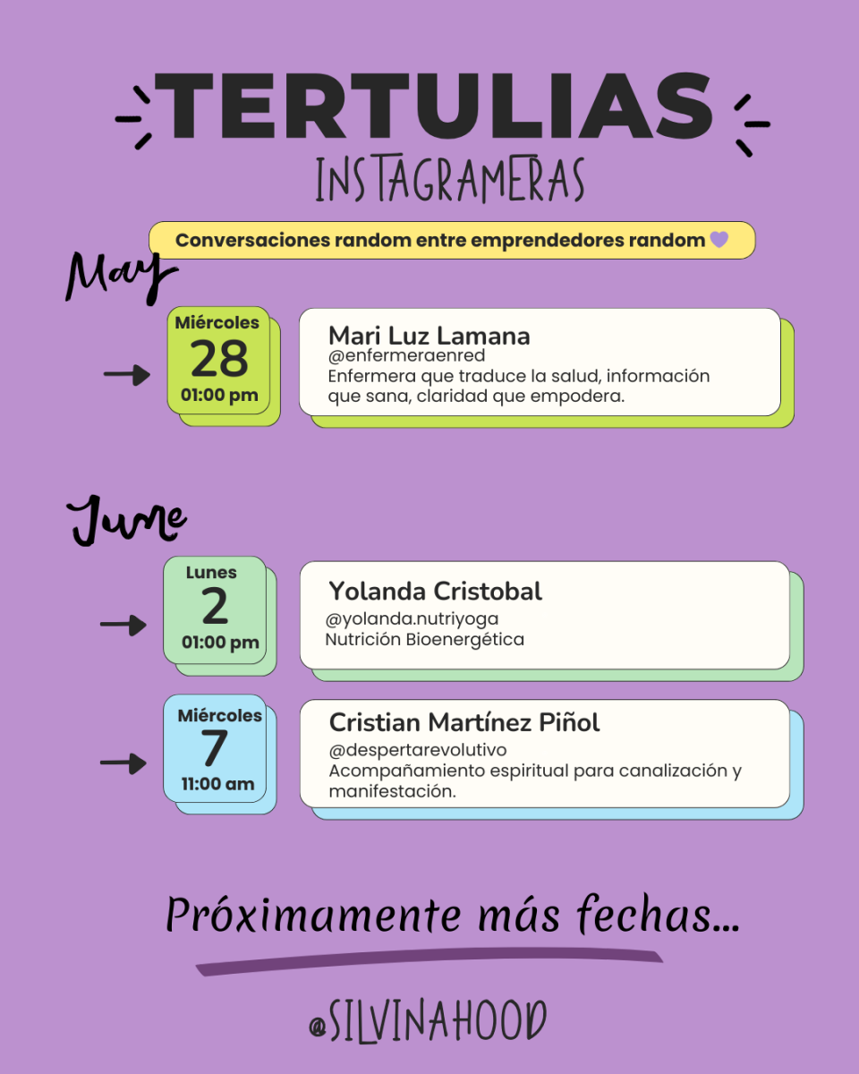 Tertulias Instagrameras - Silvina Hood