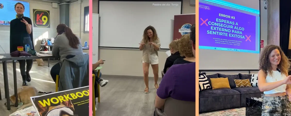 Silvina Ines Hood Obarrio dando charlas, seminarios y ponencias sobre manifestación, carisma y liderazgo