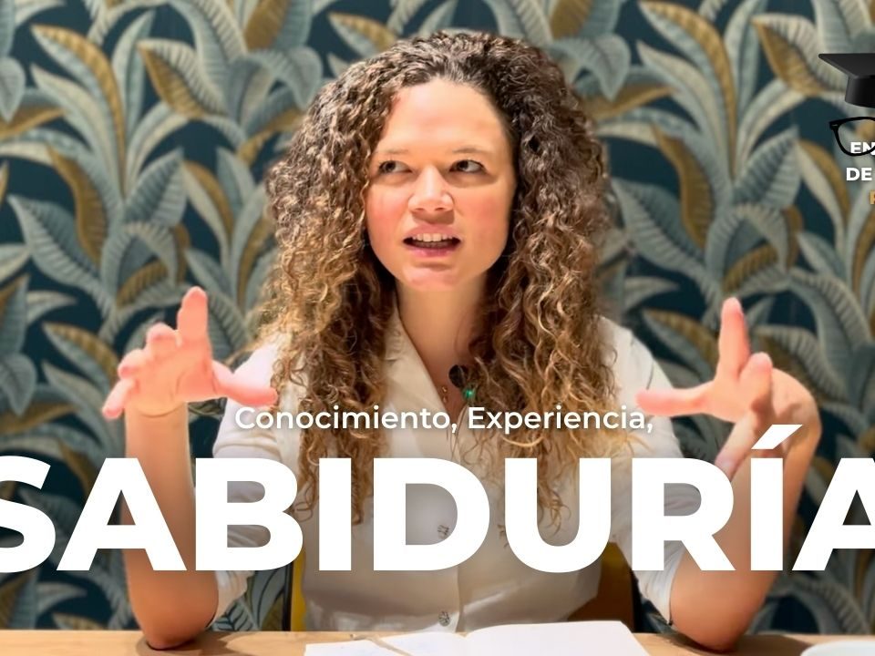 Conocimiento, Experiencia, Sabiduría por Silvina Hood