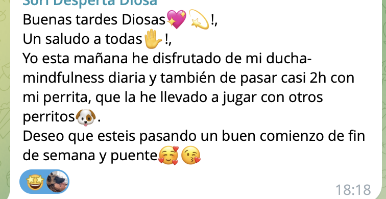 Despertar de Las Diosas - Testimonio