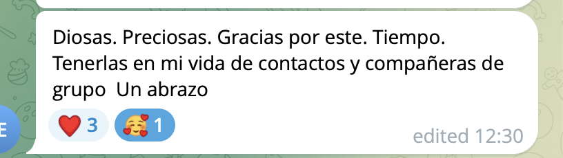 Despertar de Las Diosas - Testimonio