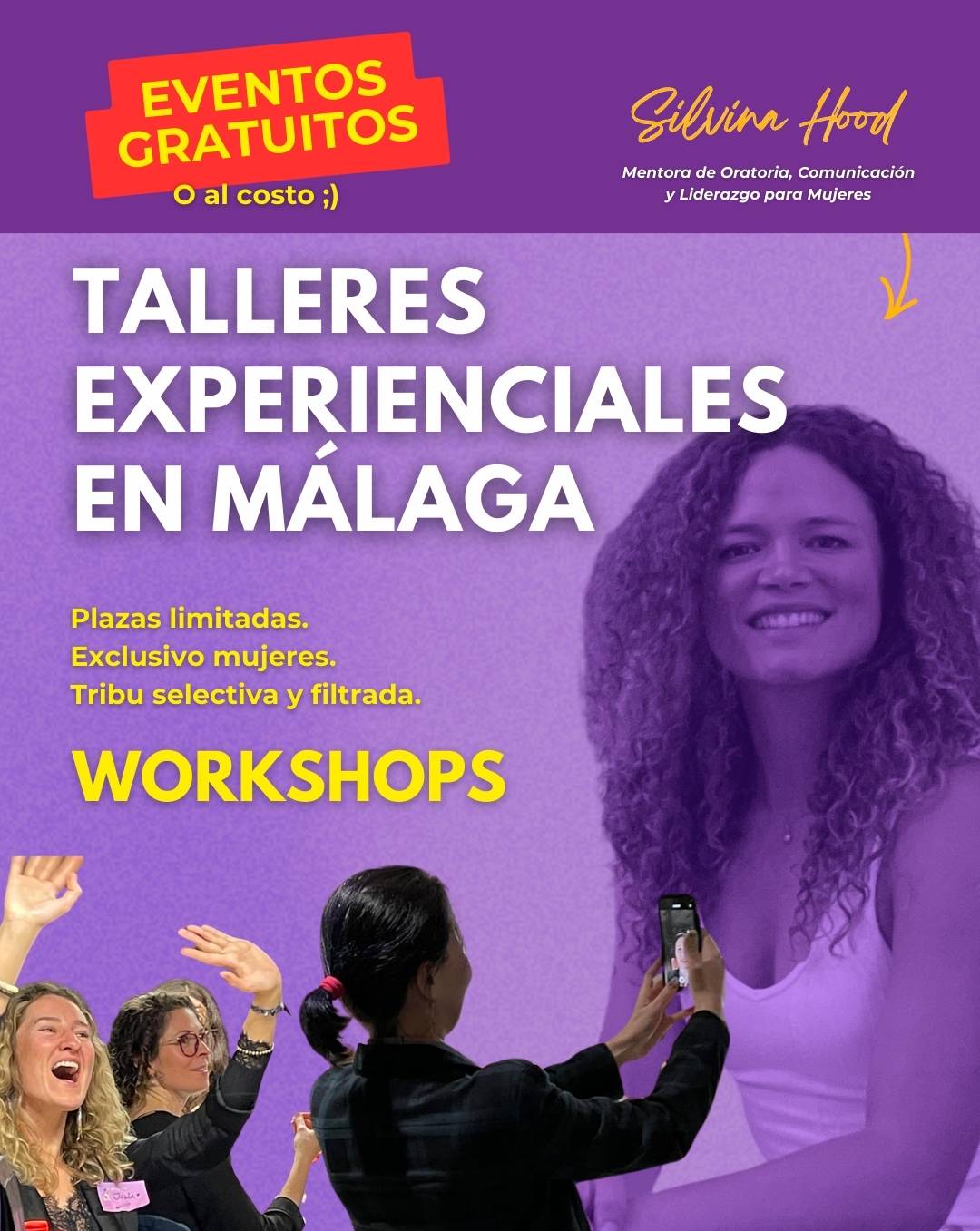 Talleres Experienciales Mujeres Málaga por Silvina Hood - Tribu Diosas y Sabias