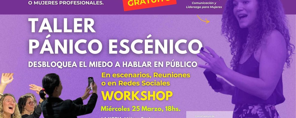 03 - Taller PÁNICO escenico y hablar en público - Marzo 2026 - Silvina Hood