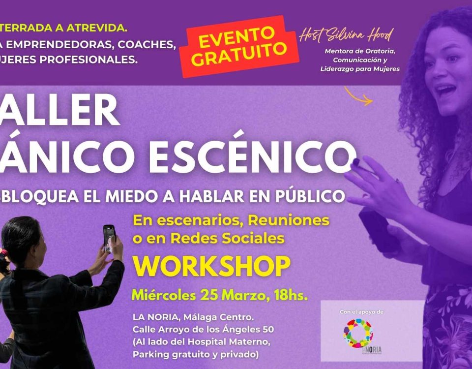03 - Taller PÁNICO escenico y hablar en público - Marzo 2026 - Silvina Hood