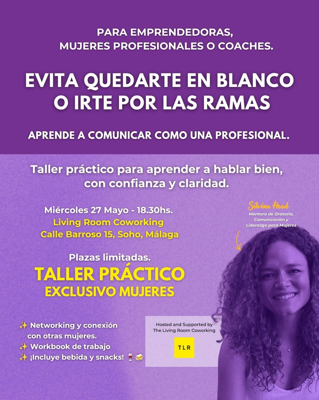 Hablar en publico en Malaga - taller Aprende a comunicar como una profesional - quedarte en blanco