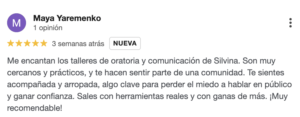 Testimonio sobre los Talleres Silvina Hood