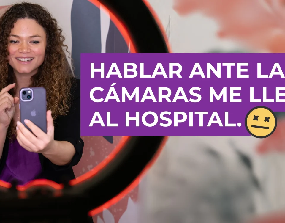 Hablar ante las cámaras me llevó al hospital - Silvina Hood